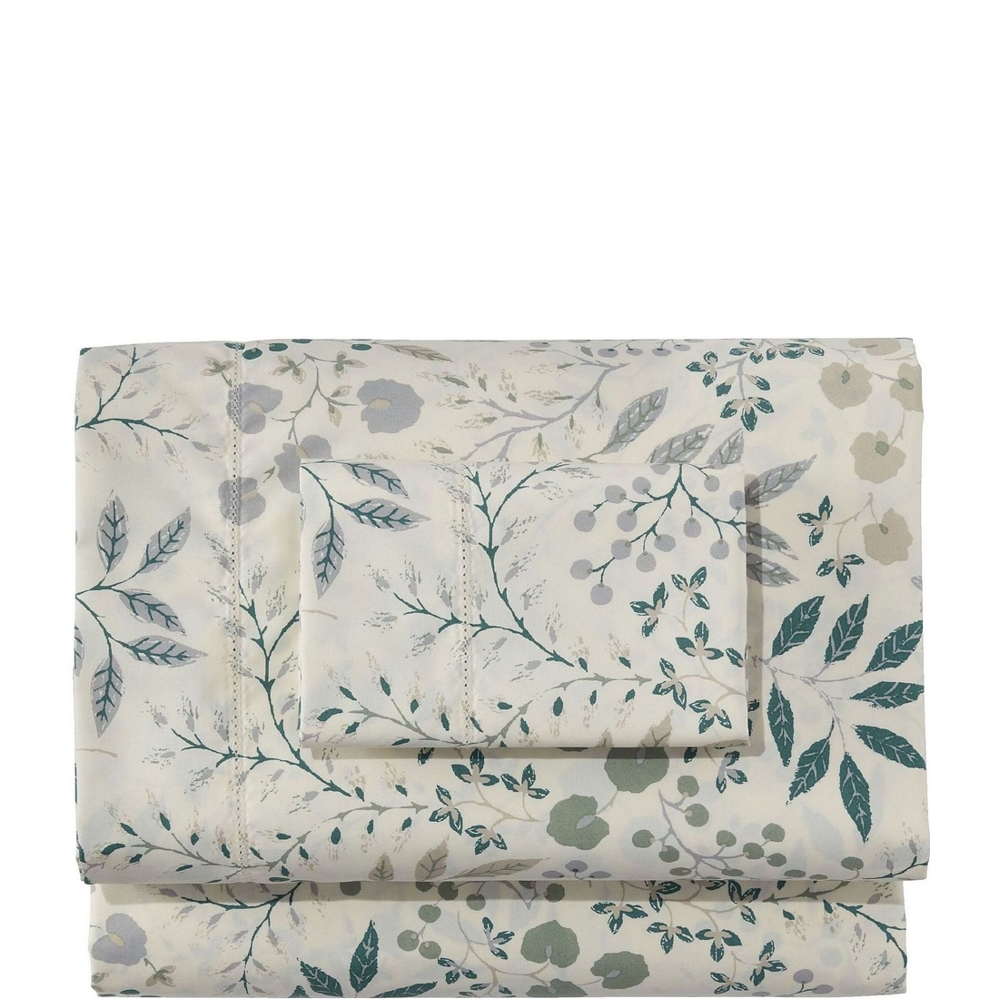 L.l.bean Floral Pima Percale 280-Thread Count Sheet Set