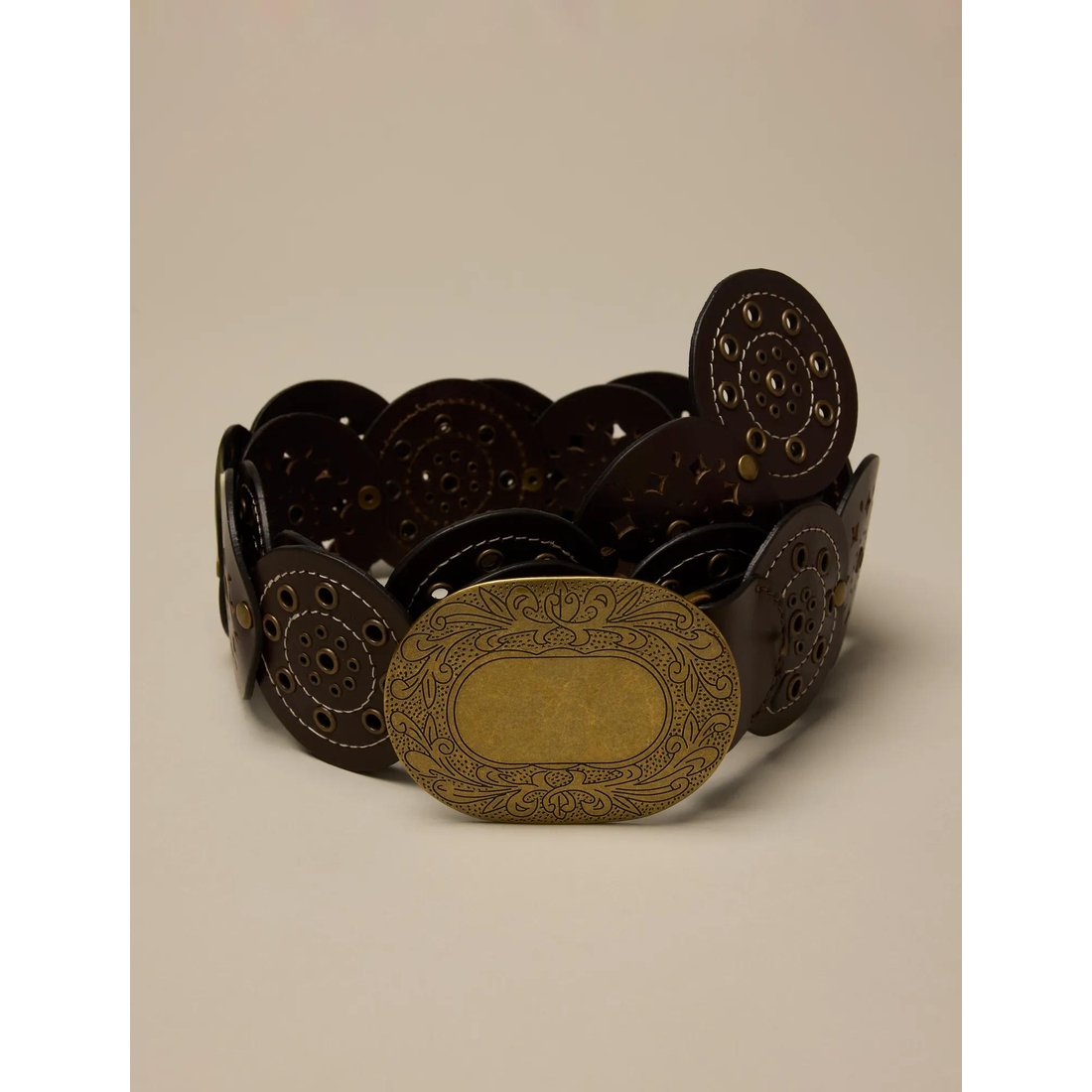 Lucky Brand Outlet Lucky Brand Studded Circle Disc Belt  display picture 2