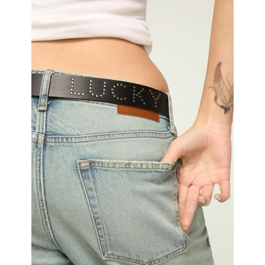 Lucky Brand Outlet Lucky Brand Studded Circle Disc Belt 