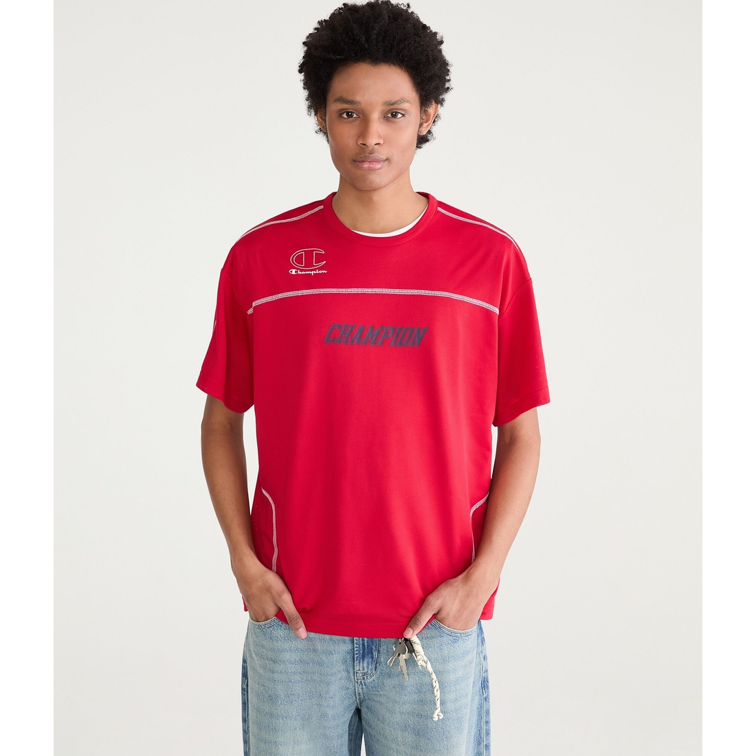 Aeropostale Champion Mesh Crew Top