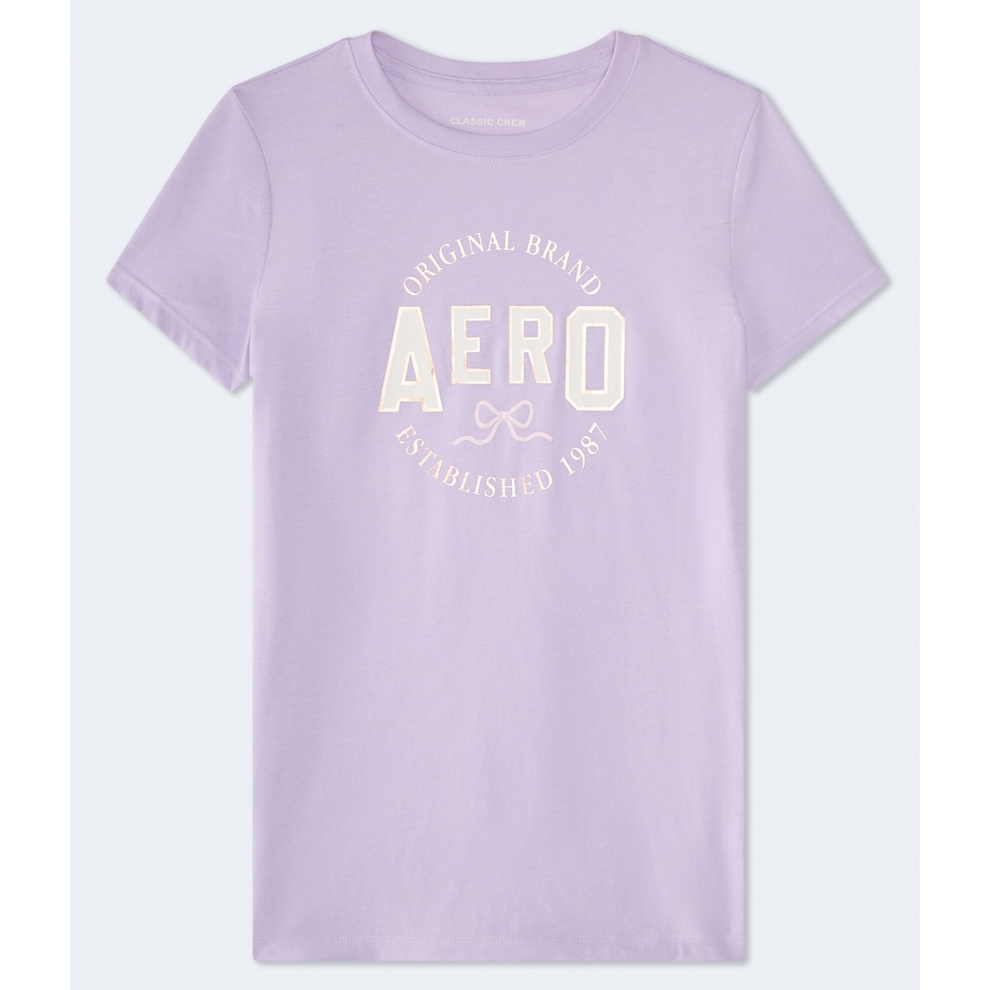 Aeropostale Bow Foil Graphic Tee