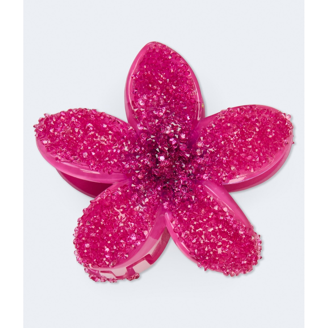 Aeropostale unisex Crystal Hibiscus Claw Hair Clip available now