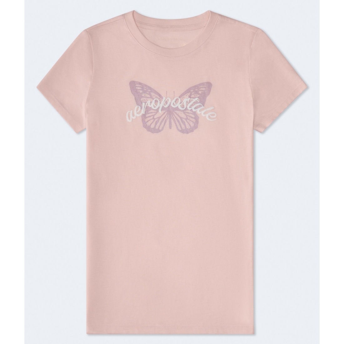 Aeropostale Script Butterfly Graphic Tee
