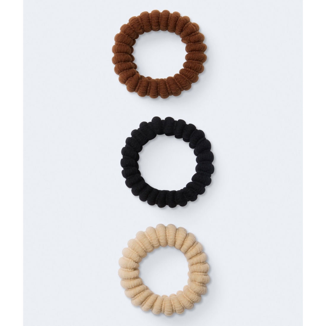 Aeropostale Seamless Coil Scrunchie 3-Pack