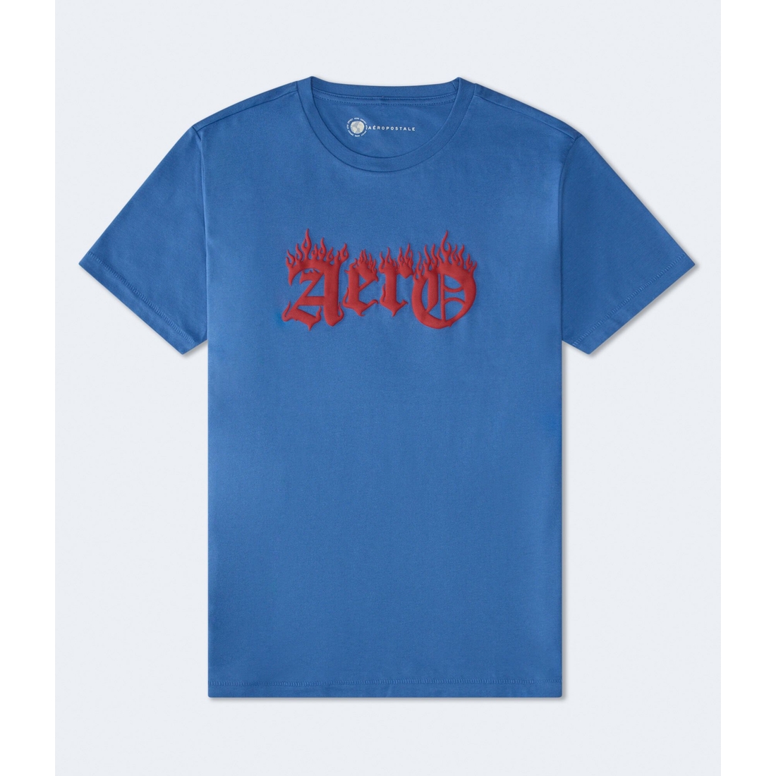 Aeropostale Gothic Fire Logo Graphic Tee