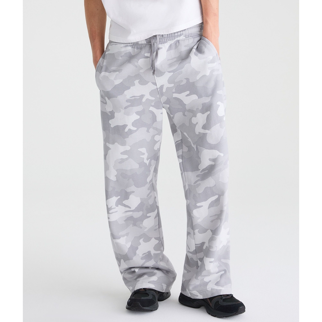 Aeropostale Cloud Soft Camo Bootcut Sweatpants