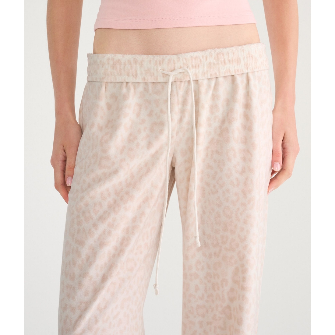Aeropostale Leopard Print Polyfleece Sleep Pants