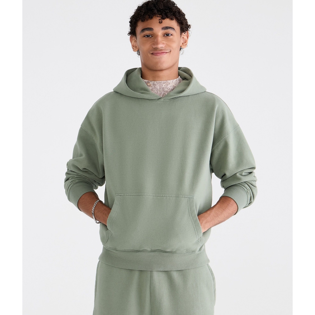 Aeropostale Cloud Soft Boxy Pullover Hoodie