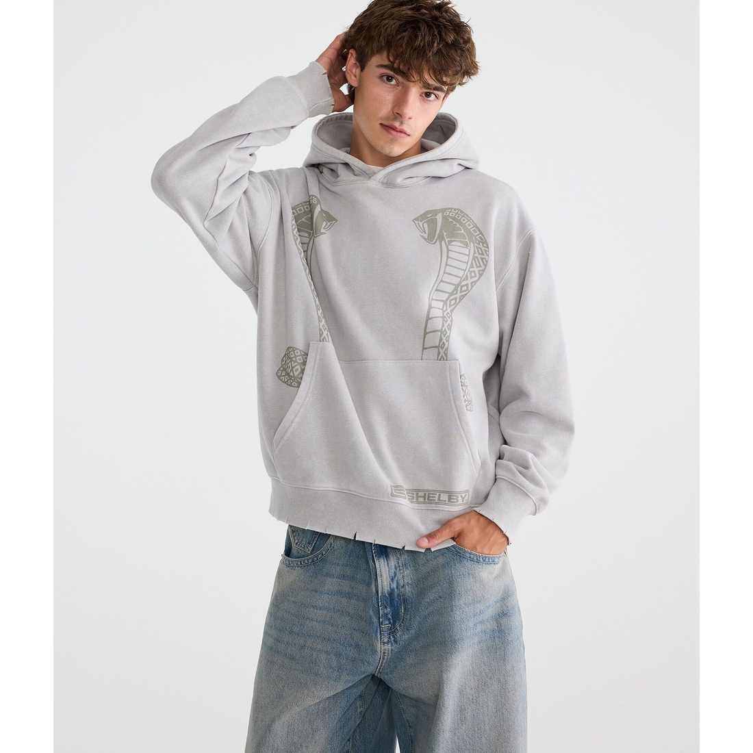 Aeropostale Shelby Cobra Pullover Hoodie