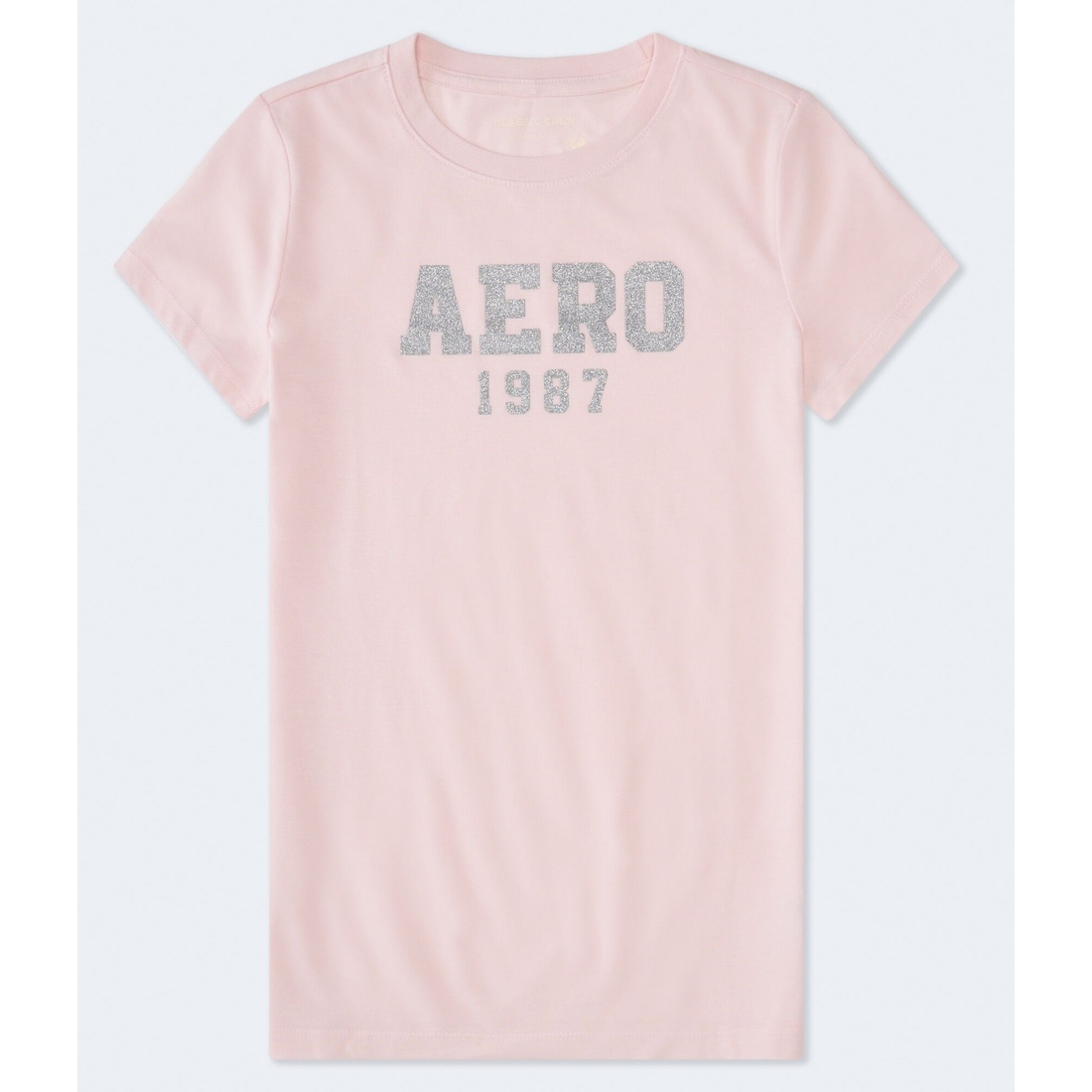 Aeropostale 1987 Glitter Graphic Tee