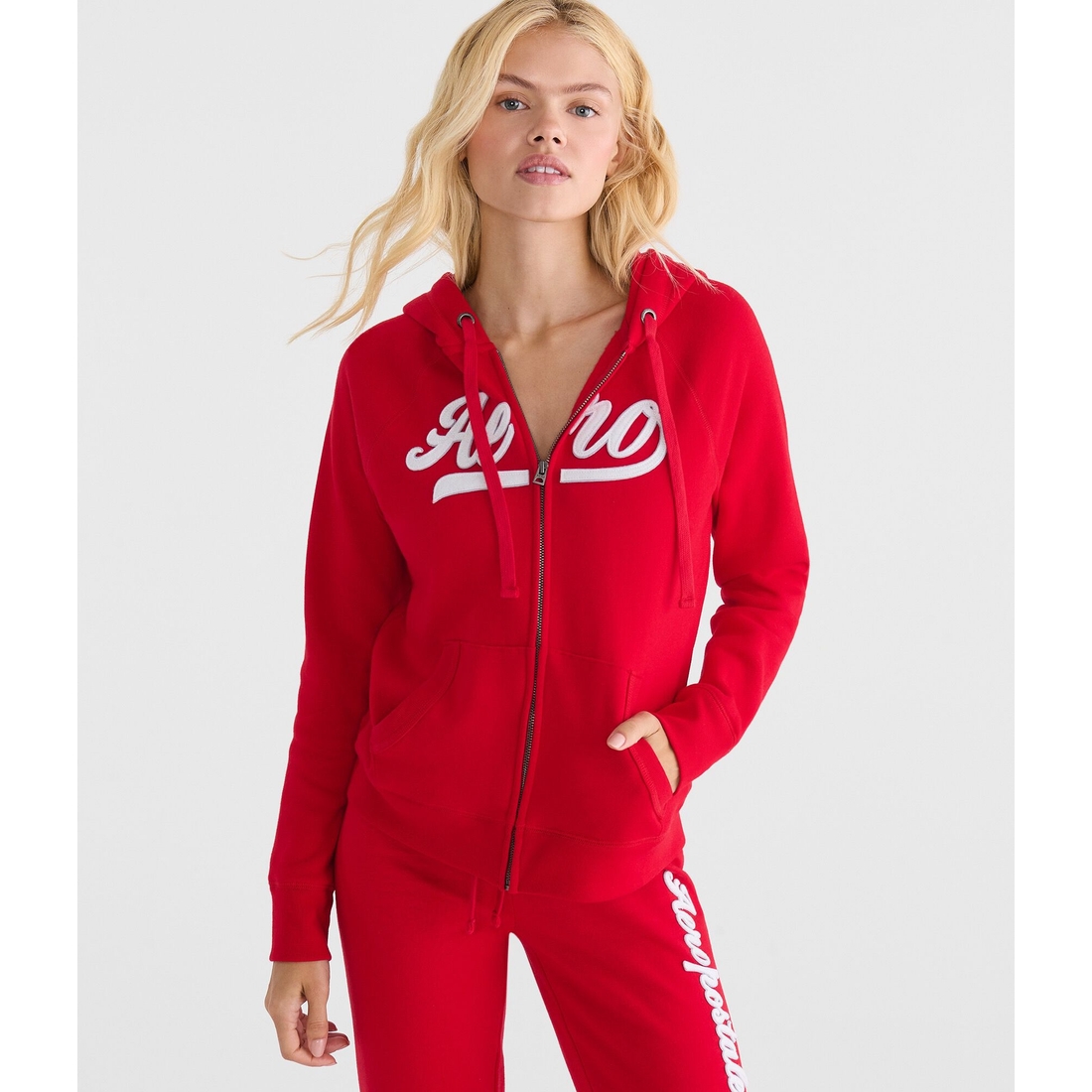 Aeropostale Script Full-Zip Hoodie