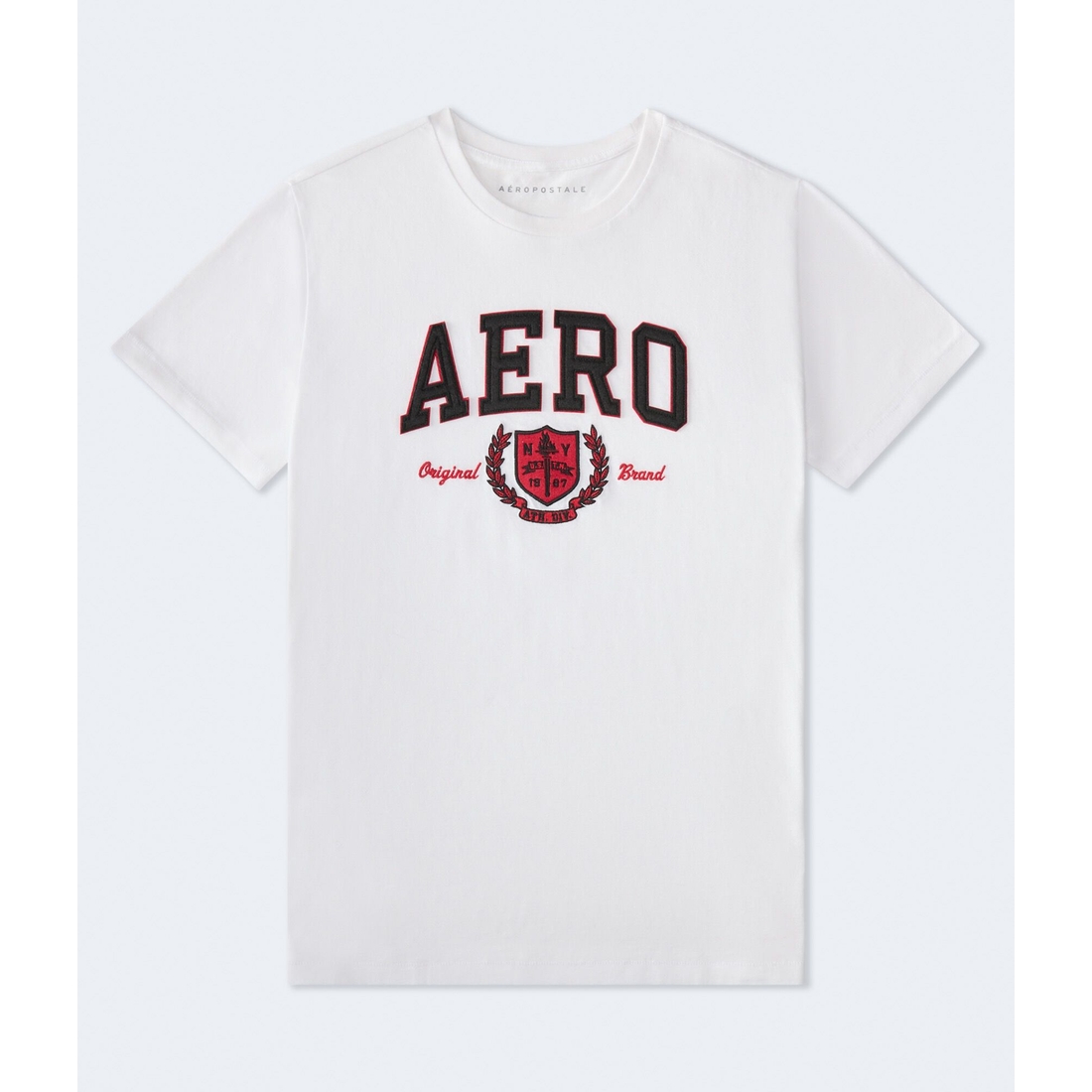 Aeropostale Crest Applique Graphic Tee