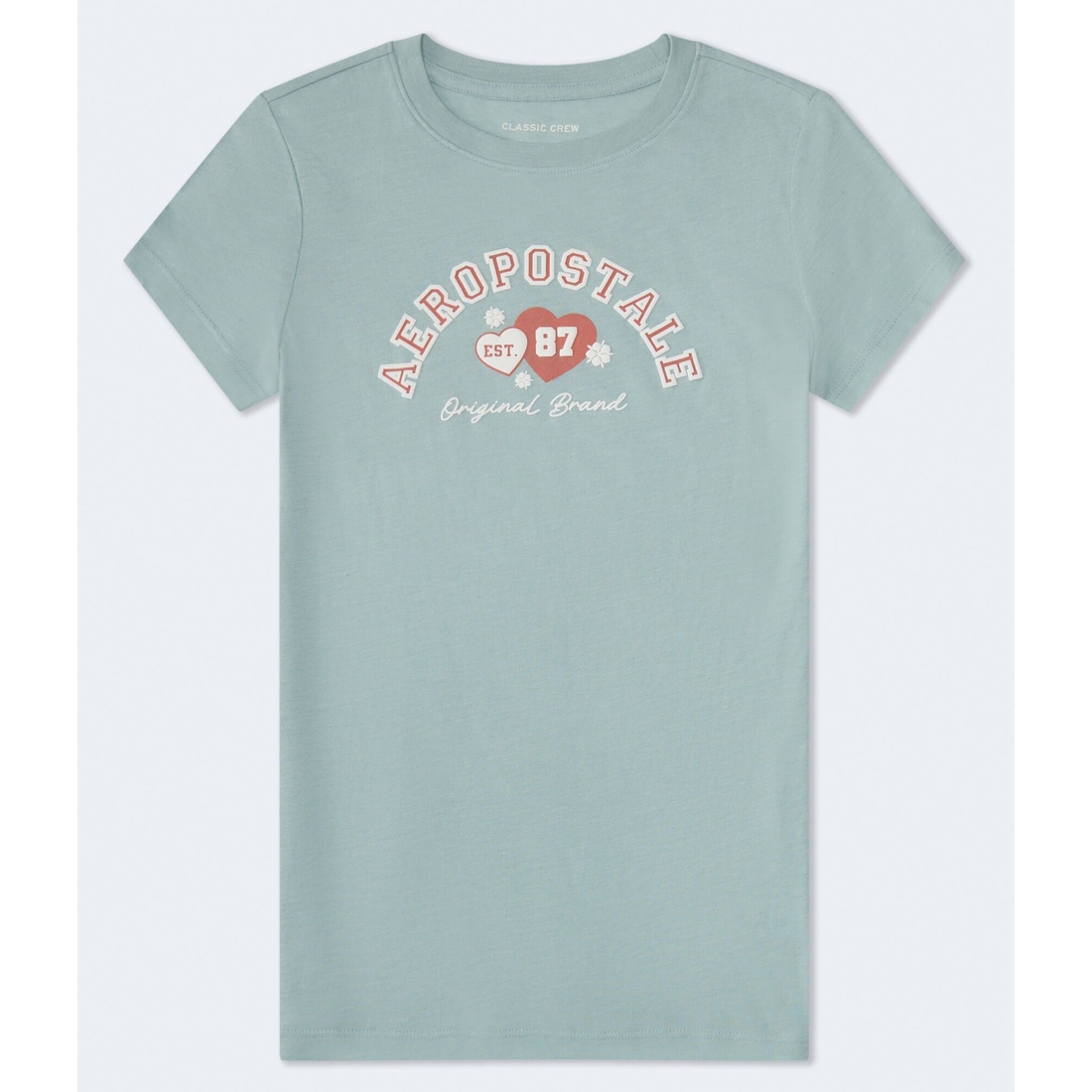 Aeropostale 87 Hearts Graphic Tee