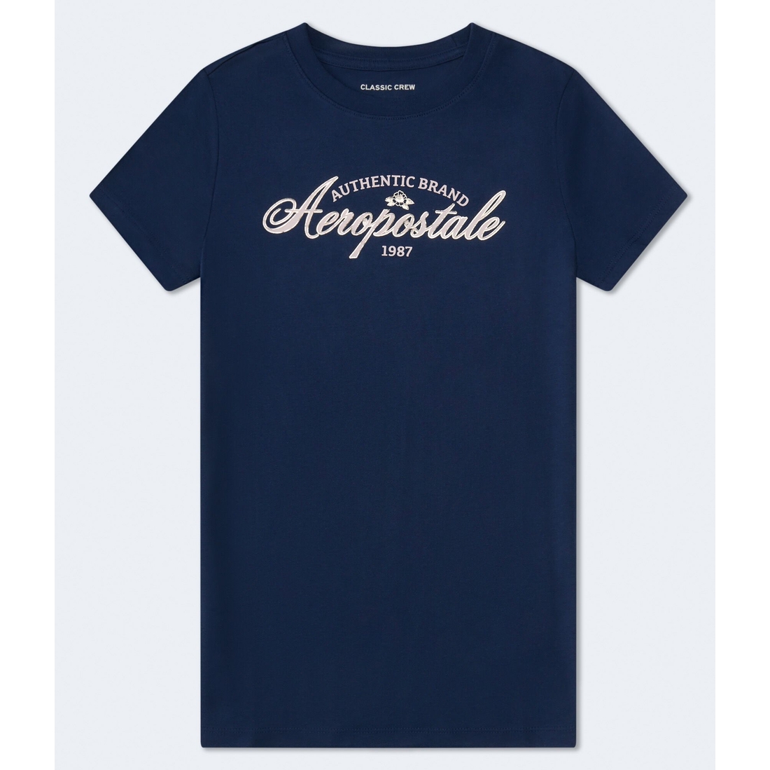 Aeropostale Authentic Flower Foil Graphic Tee