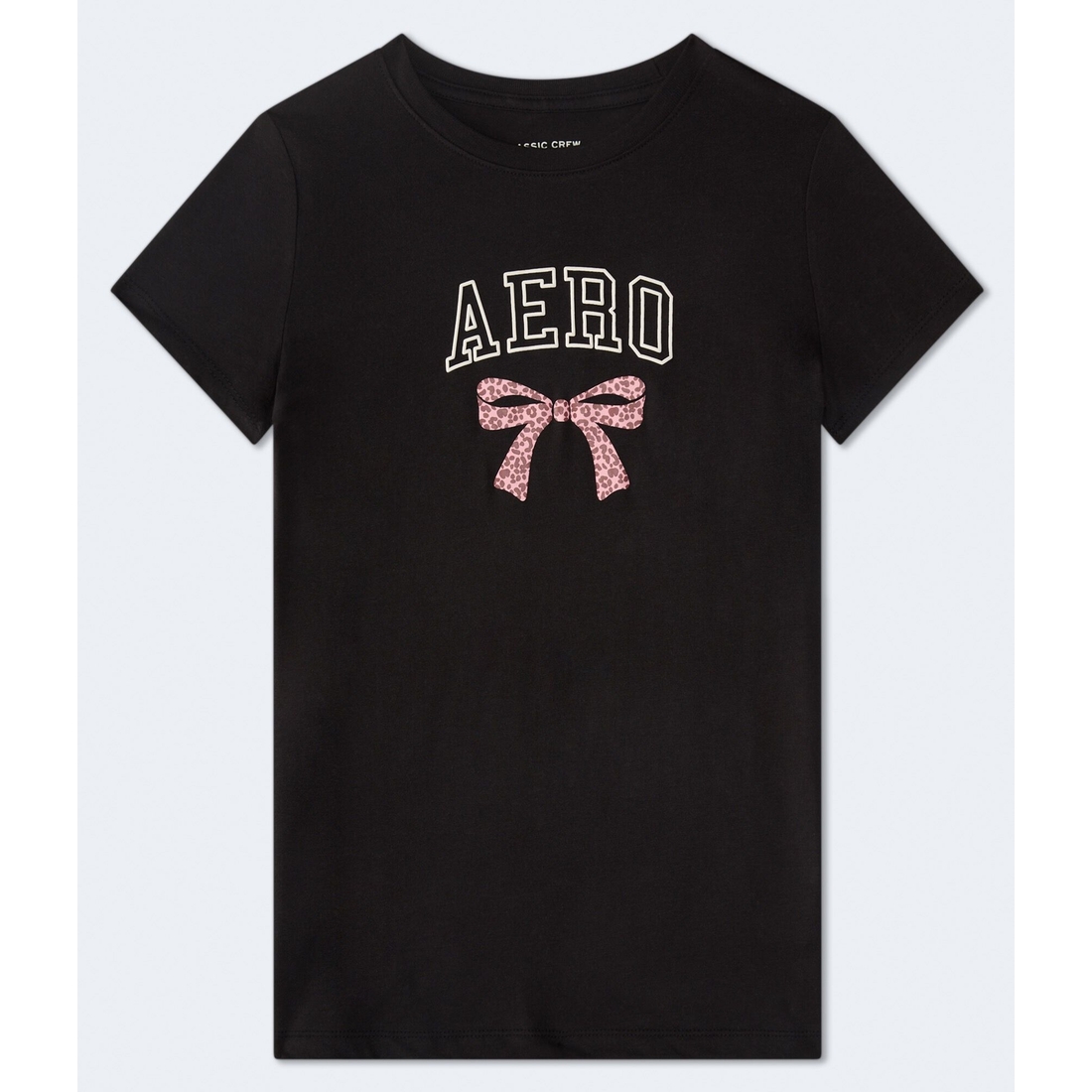 Aeropostale Leopard Bow Graphic Tee