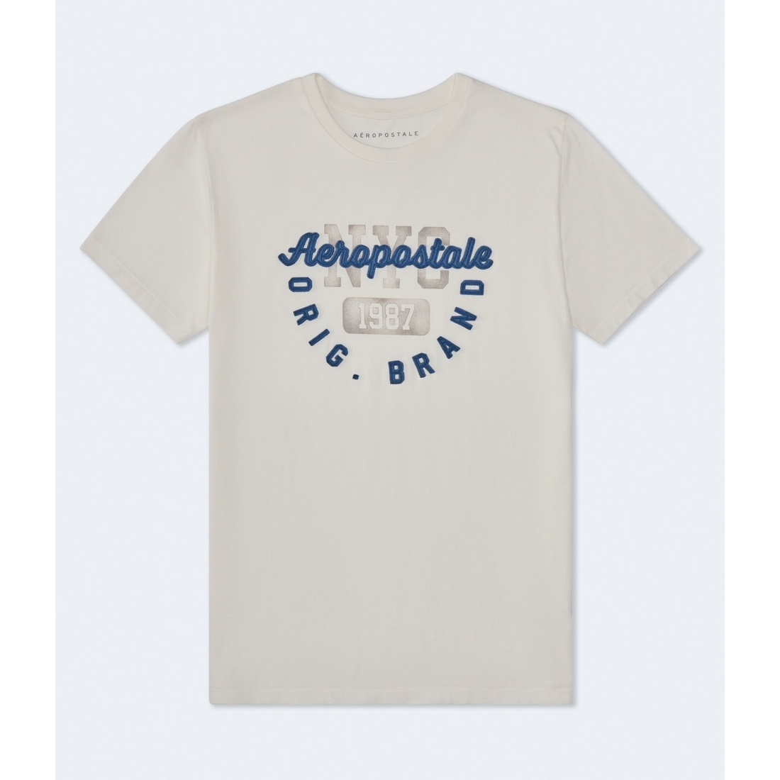Aeropostale NYC Script Applique Graphic Tee