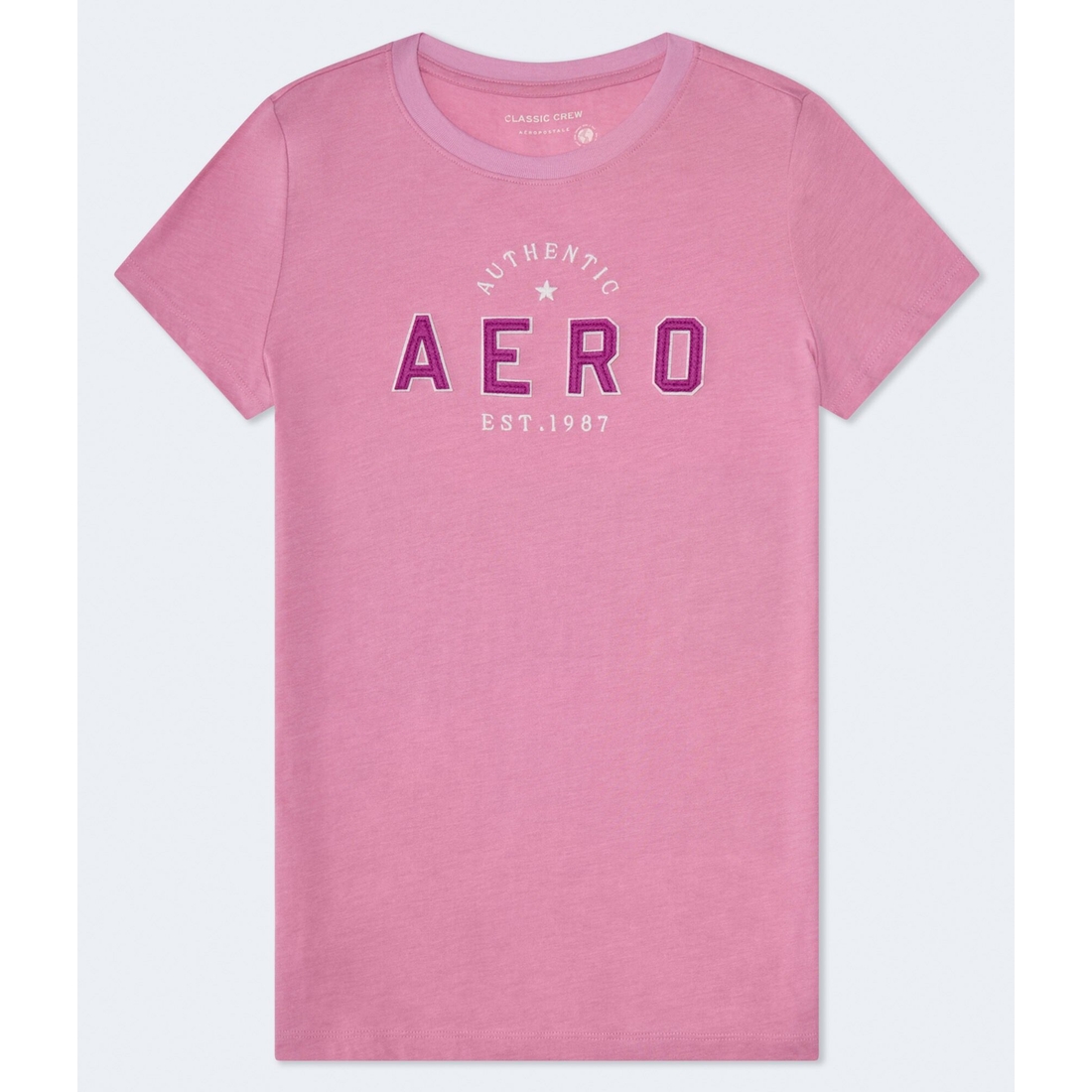 Aeropostale Authentic Star Applique Graphic Tee