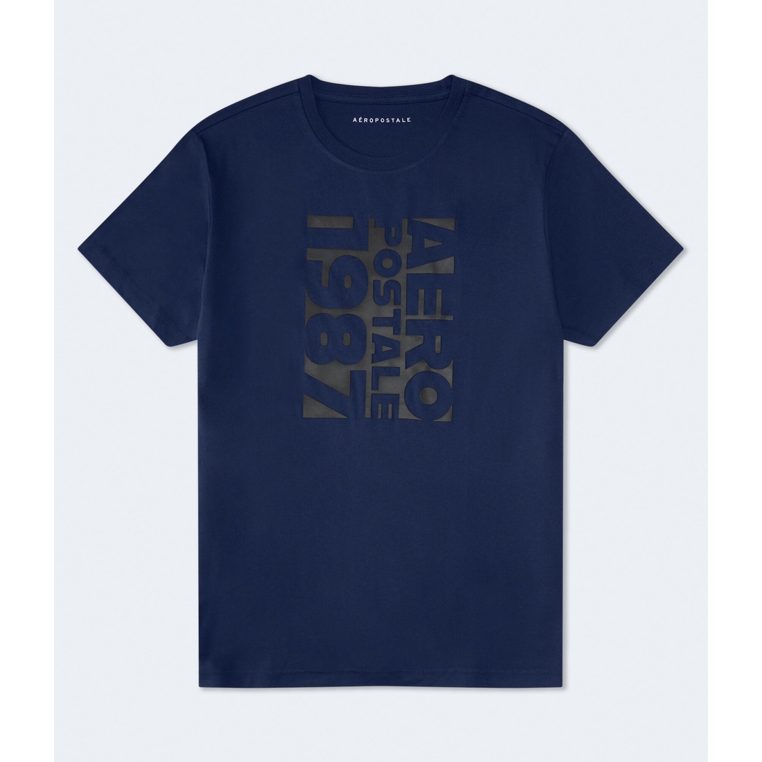 Aeropostale Sideways Box Logo Graphic Tee