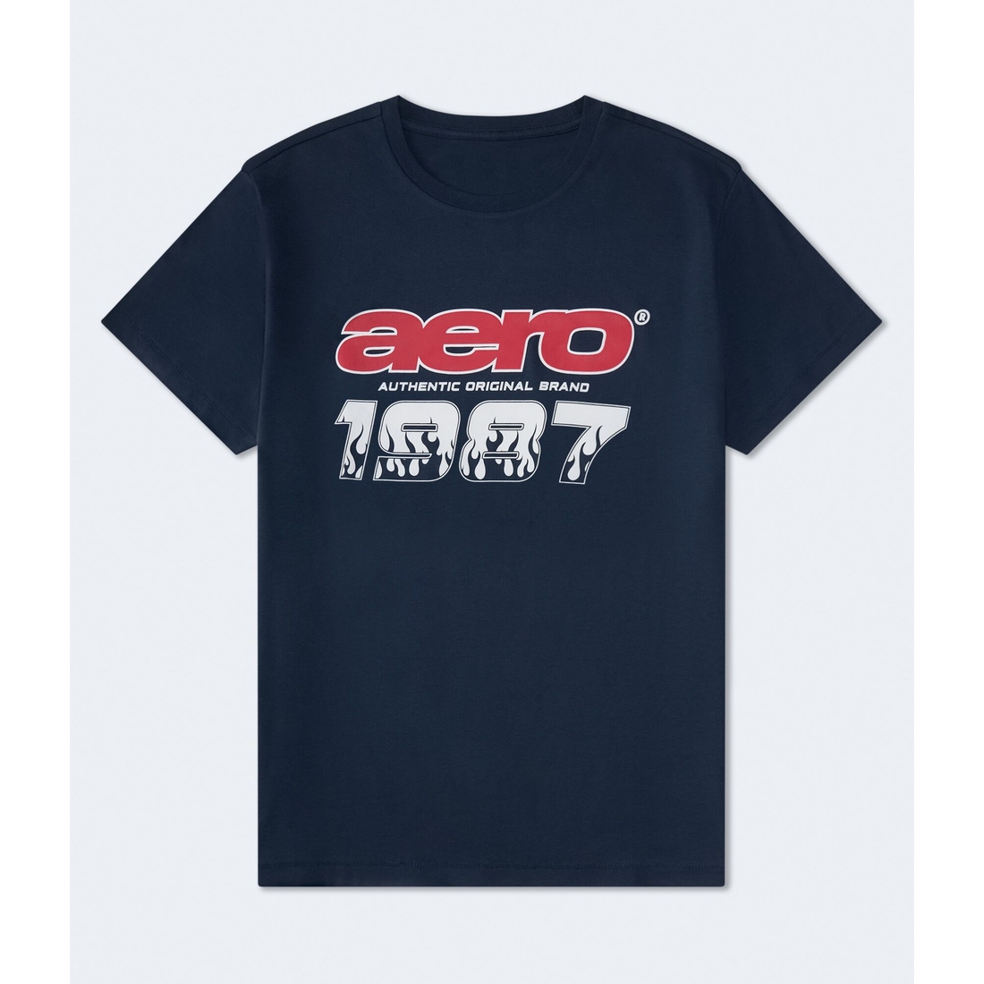Aeropostale 1987 Flames Graphic Tee