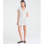 Aeropostale Printed V-Neck Buttoned A-Line Dress available now at Columbia Center Aeropostale Printed V-Neck Buttoned A-Line Dress available now at Columbia Center