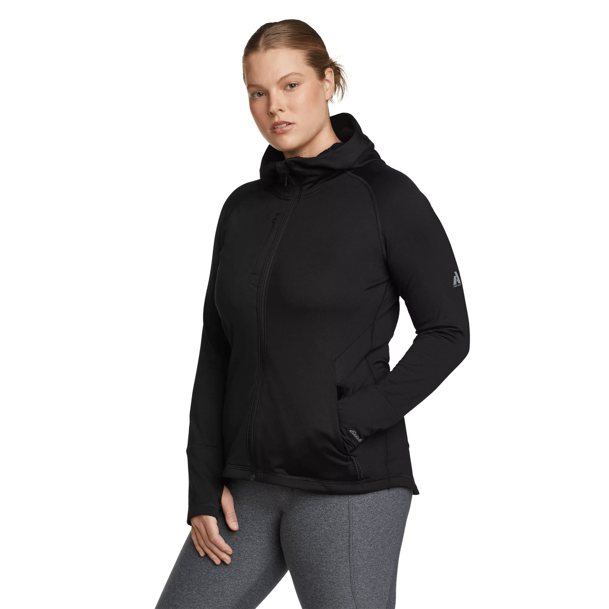 Eddie Bauer Women s High Route Full Zip Grid Fleece Hoodie available now at Tacoma Mall