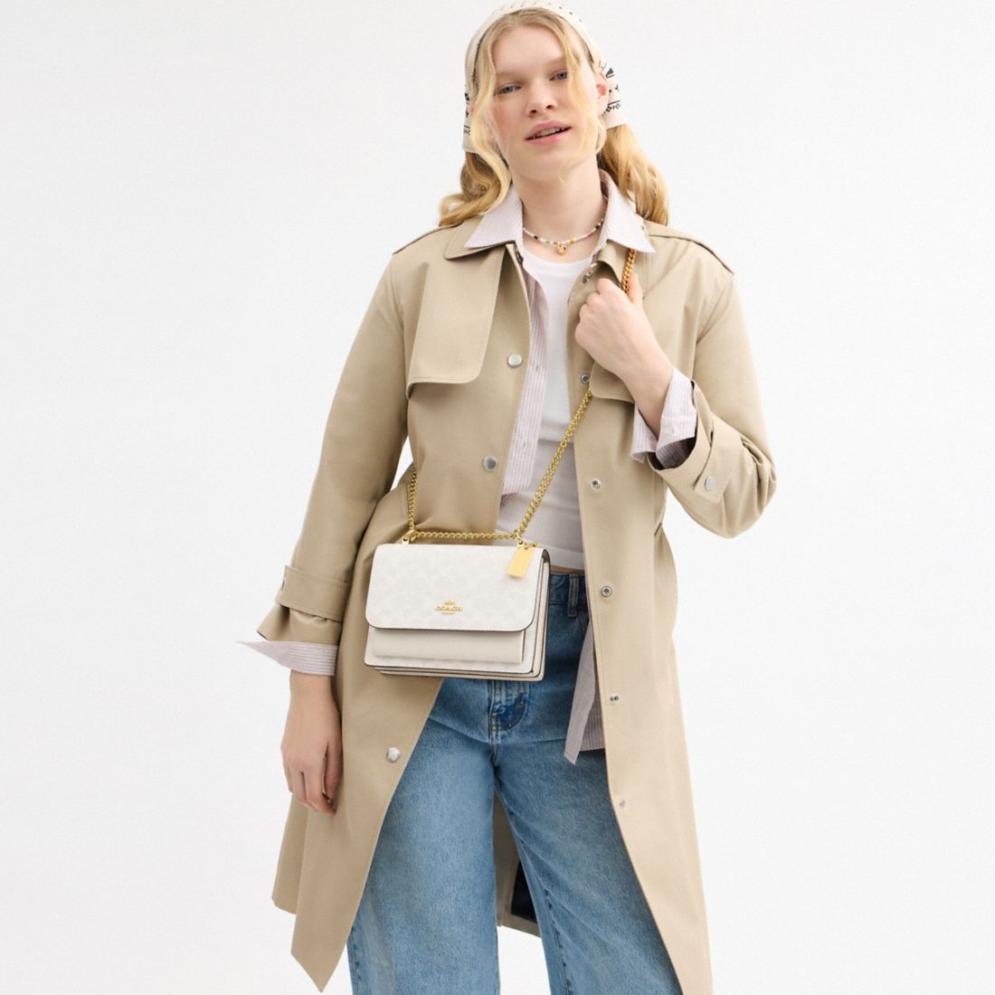 Coach Outlet Klare Crossbody Bag In Signature Canvas available now