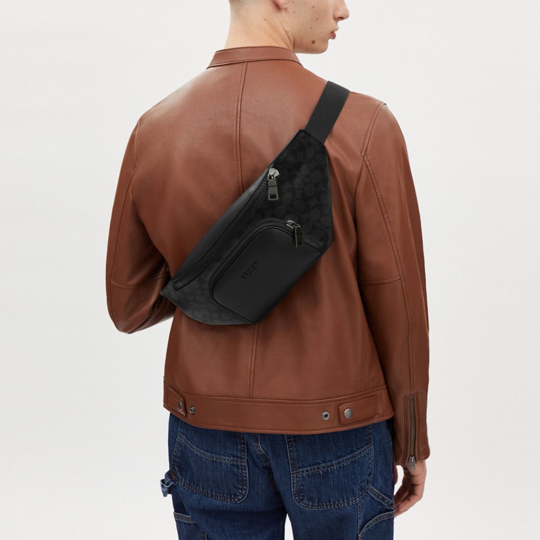 Coach Outlet Racer Belt Bag In Signature available now at Vacaville Premium Outlets®