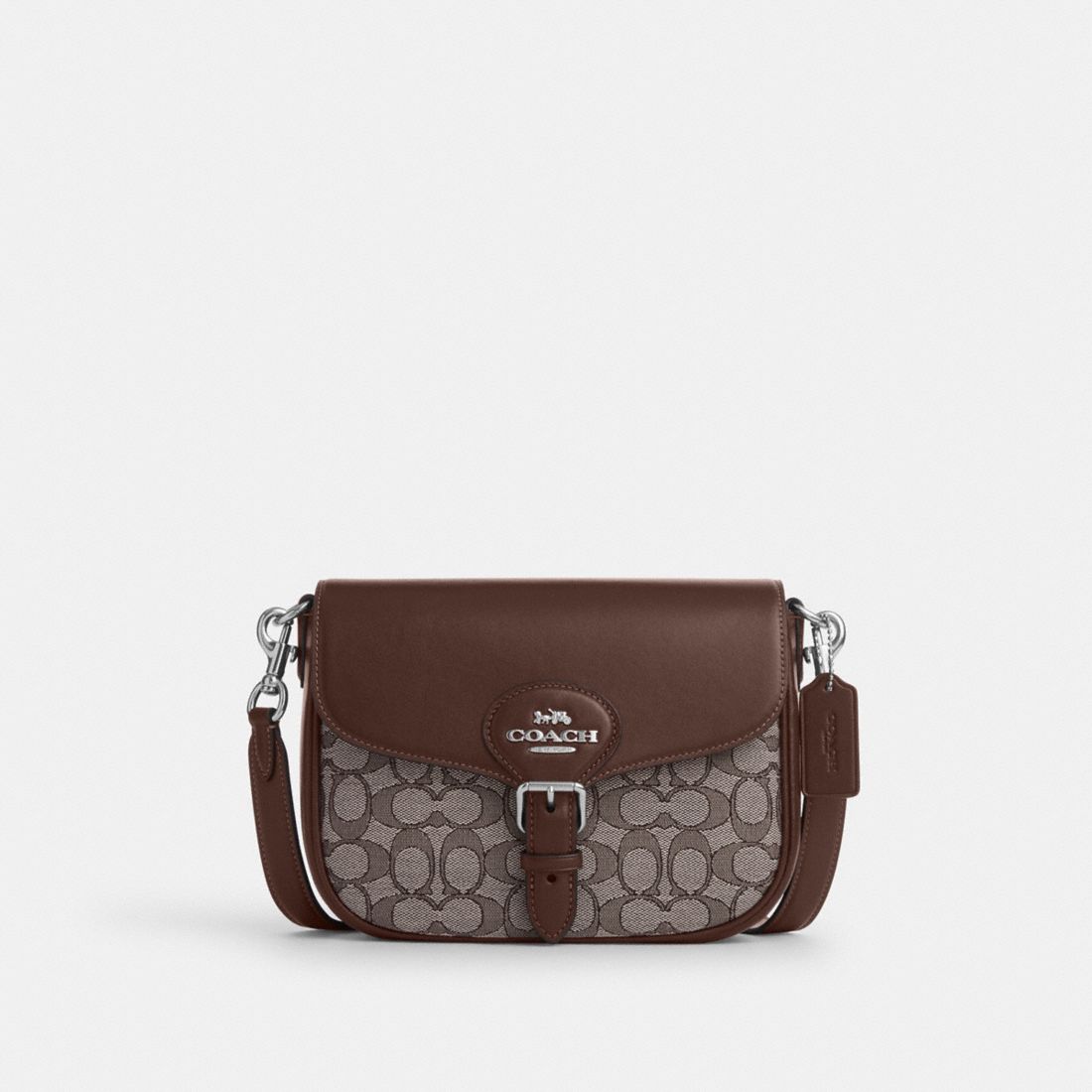 Coach Outlet Amelia Saddle Bag In Signature Jacquard available now at Sawgrass Mills