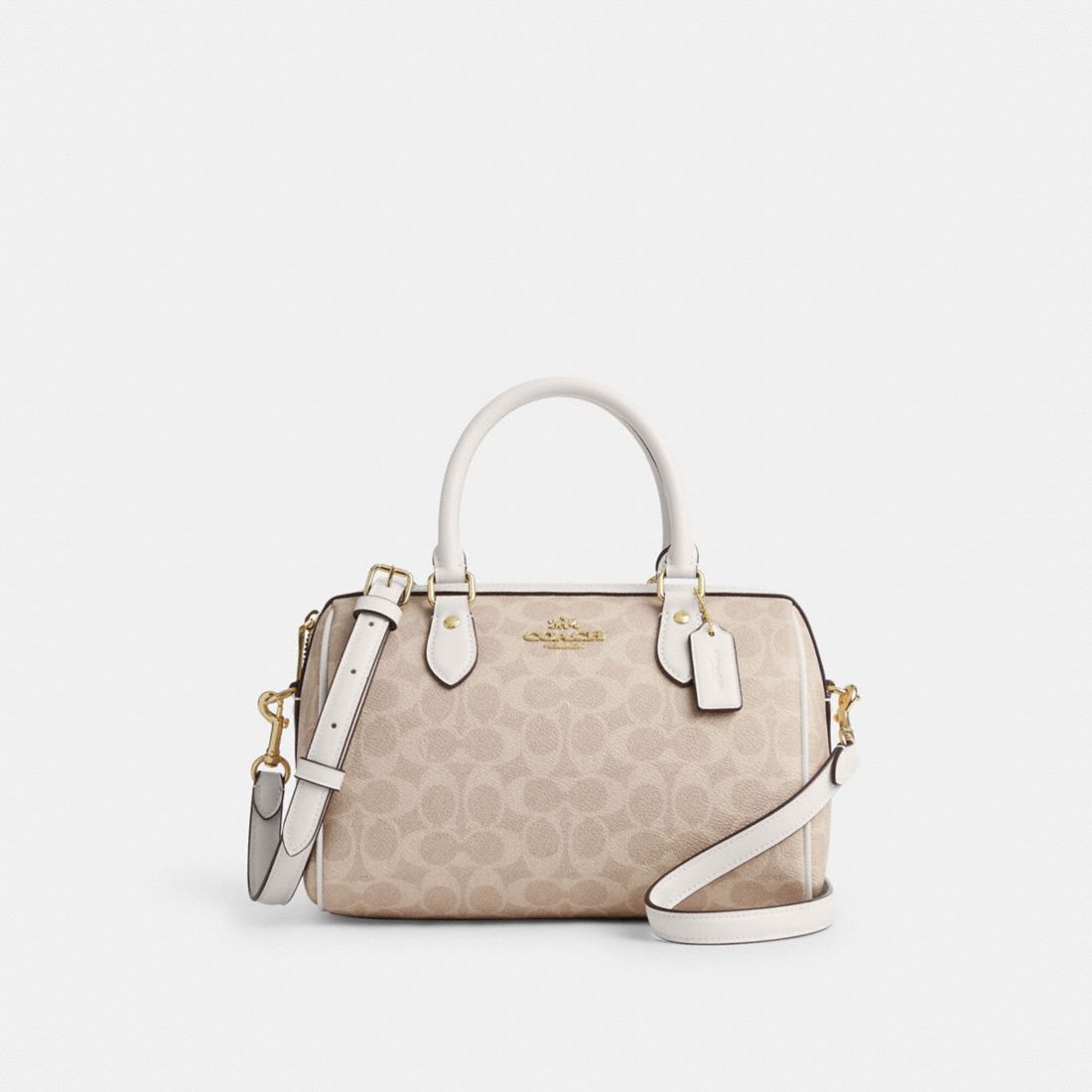 Coach Outlet Rowan Satchel Bag In Signature Canvas available now