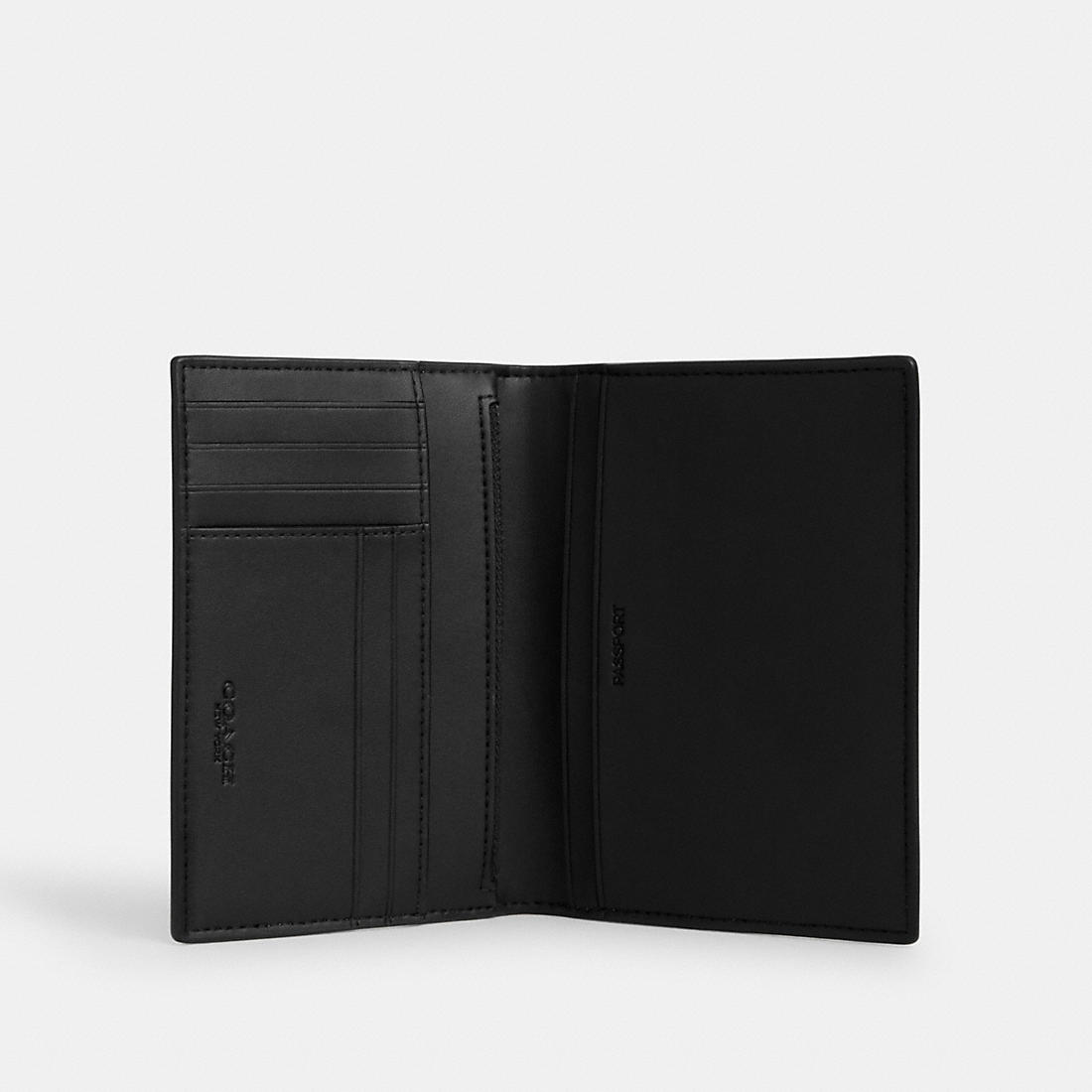Coach Outlet Coach Passport Card Case In Signature Canvas