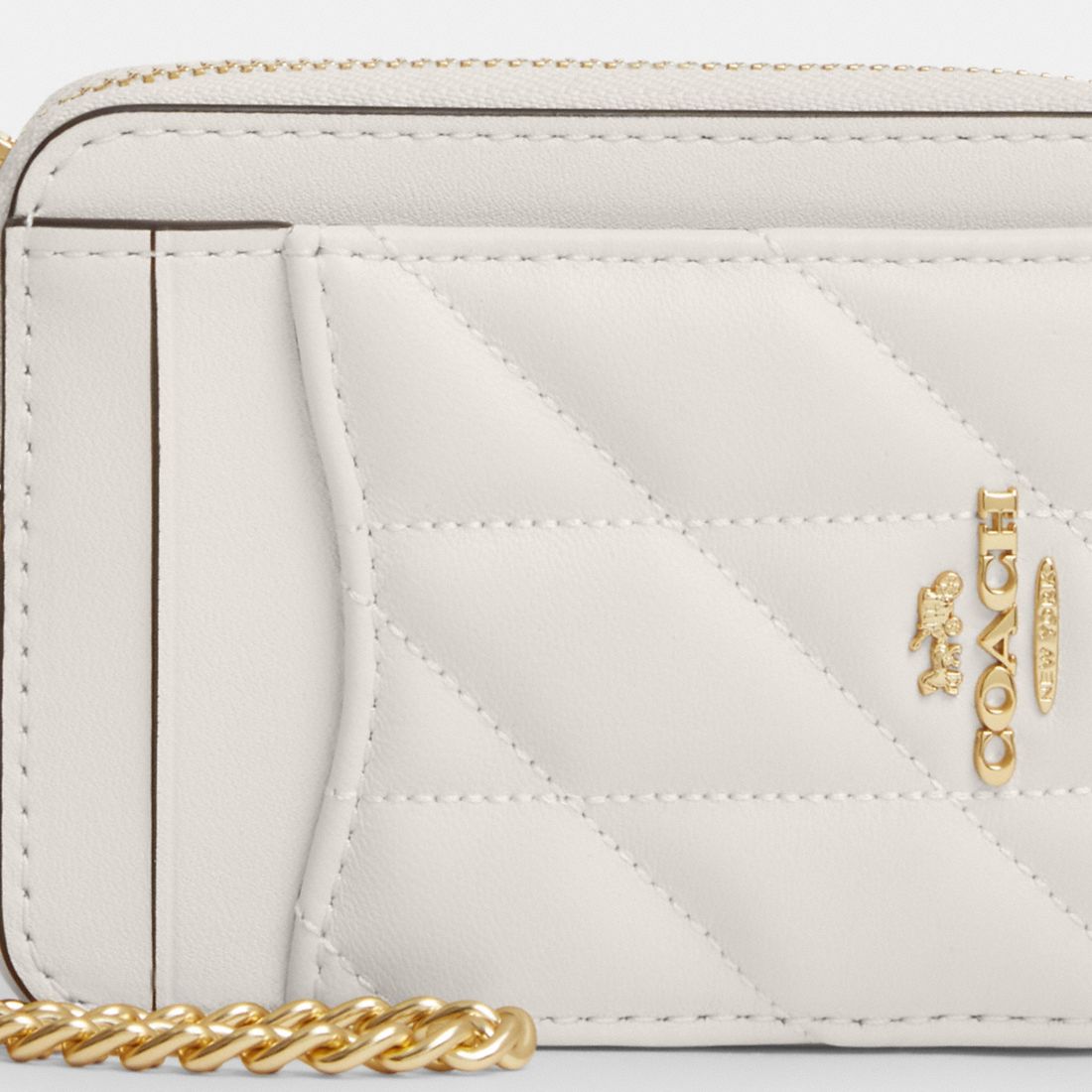Coach Outlet Zip Card Case With Quilting available now at