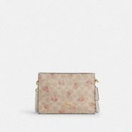 ショルダーバッグ・ポシェット COACH Slim Crossbody Bag Signature With Floral Print  CBA71 NWT COACH Slim Crossbody In Signature Canvas With Floral