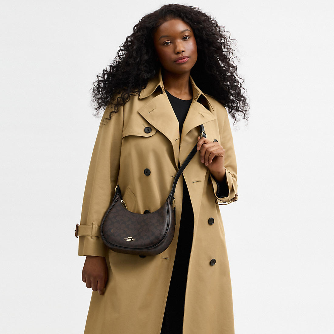 Coach Outlet Coach Emily Shoulder Bag In Signature Canvas