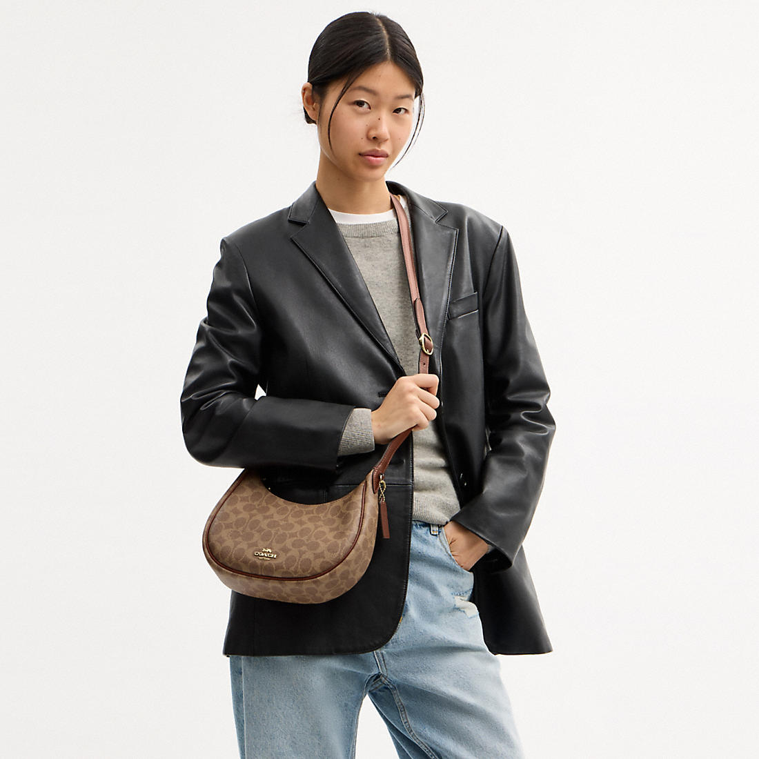 Coach Outlet Coach Emily Shoulder Bag In Signature Canvas