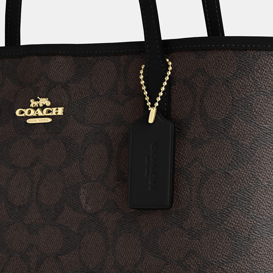 Coach Outlet Coach Medium City Tote Bag In Signature Canvas