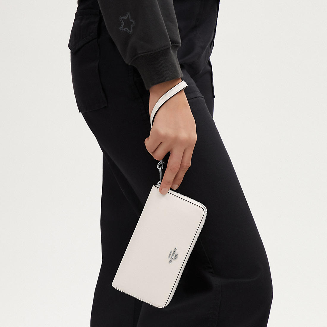 Coach Outlet Coach Long Zip Around Wallet available now at Silver