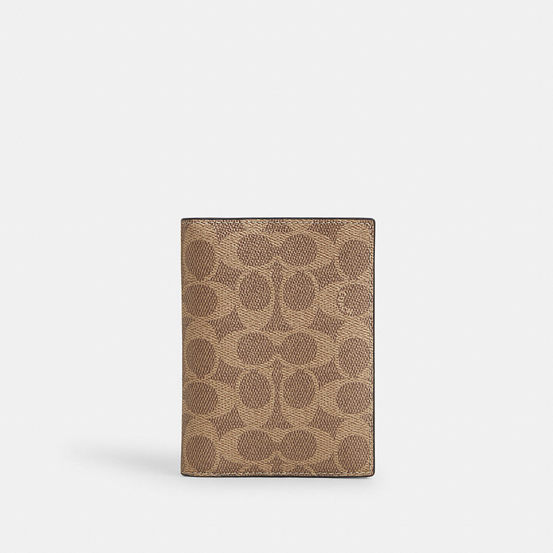 Coach Outlet Coach Passport Card Case In Signature Canvas
