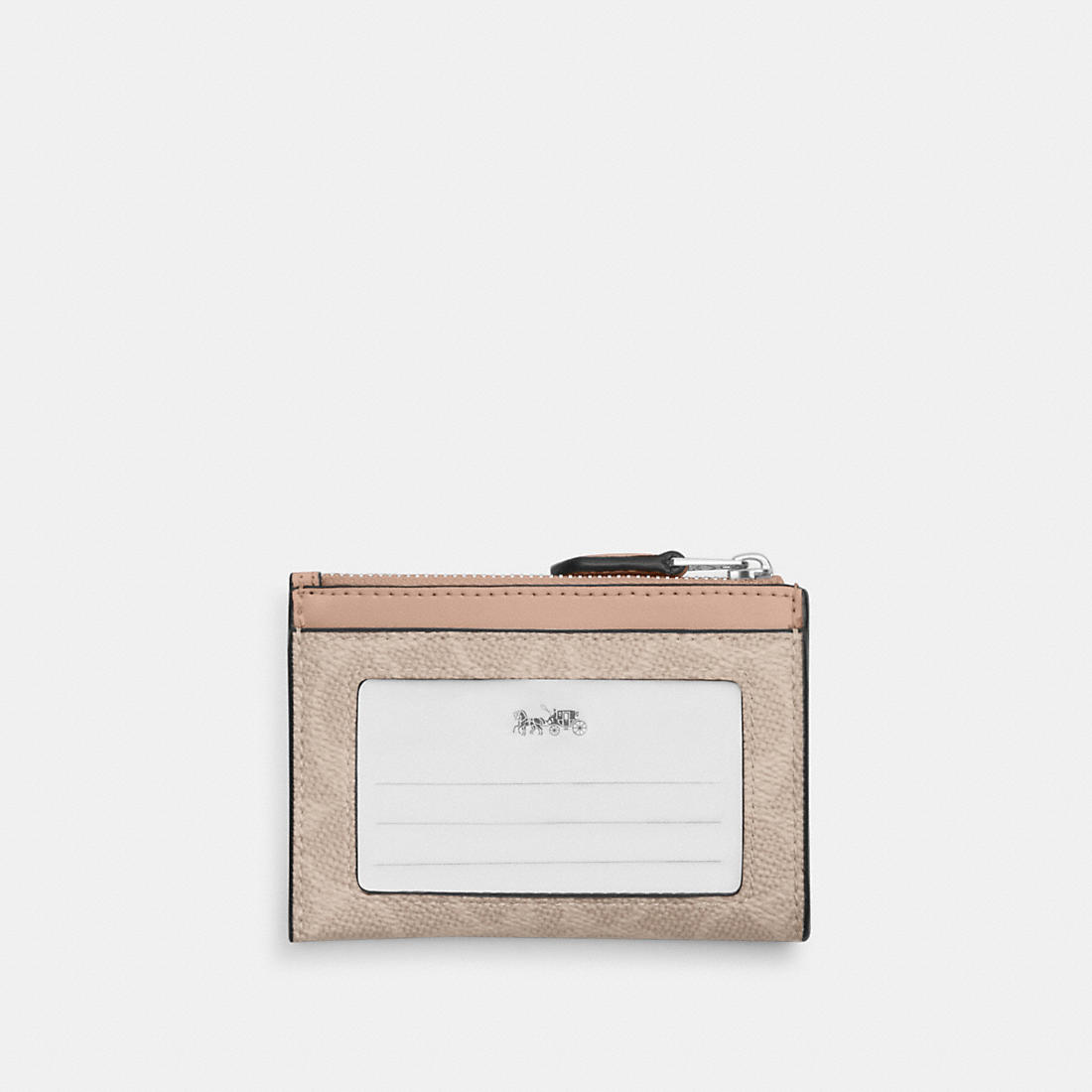 Coach Outlet Coach Zip Card Case In Signature Canvas available now