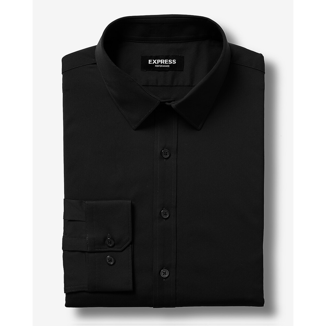 Express Extra Slim Solid Wrinkle-Resistant Everyday Performance Dress Shirt