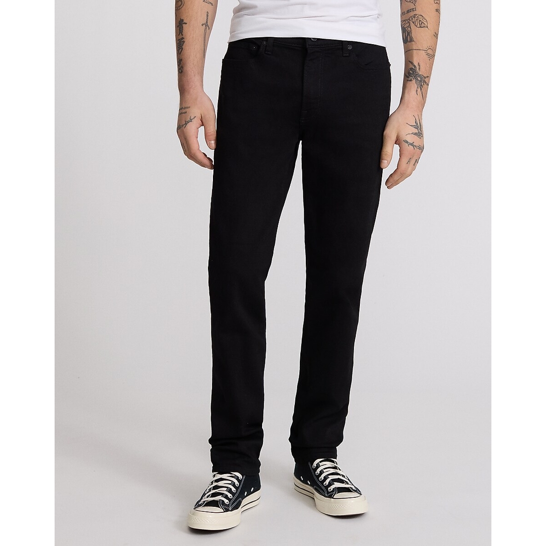 Express Slim Black Jeans in Hyper Stretch