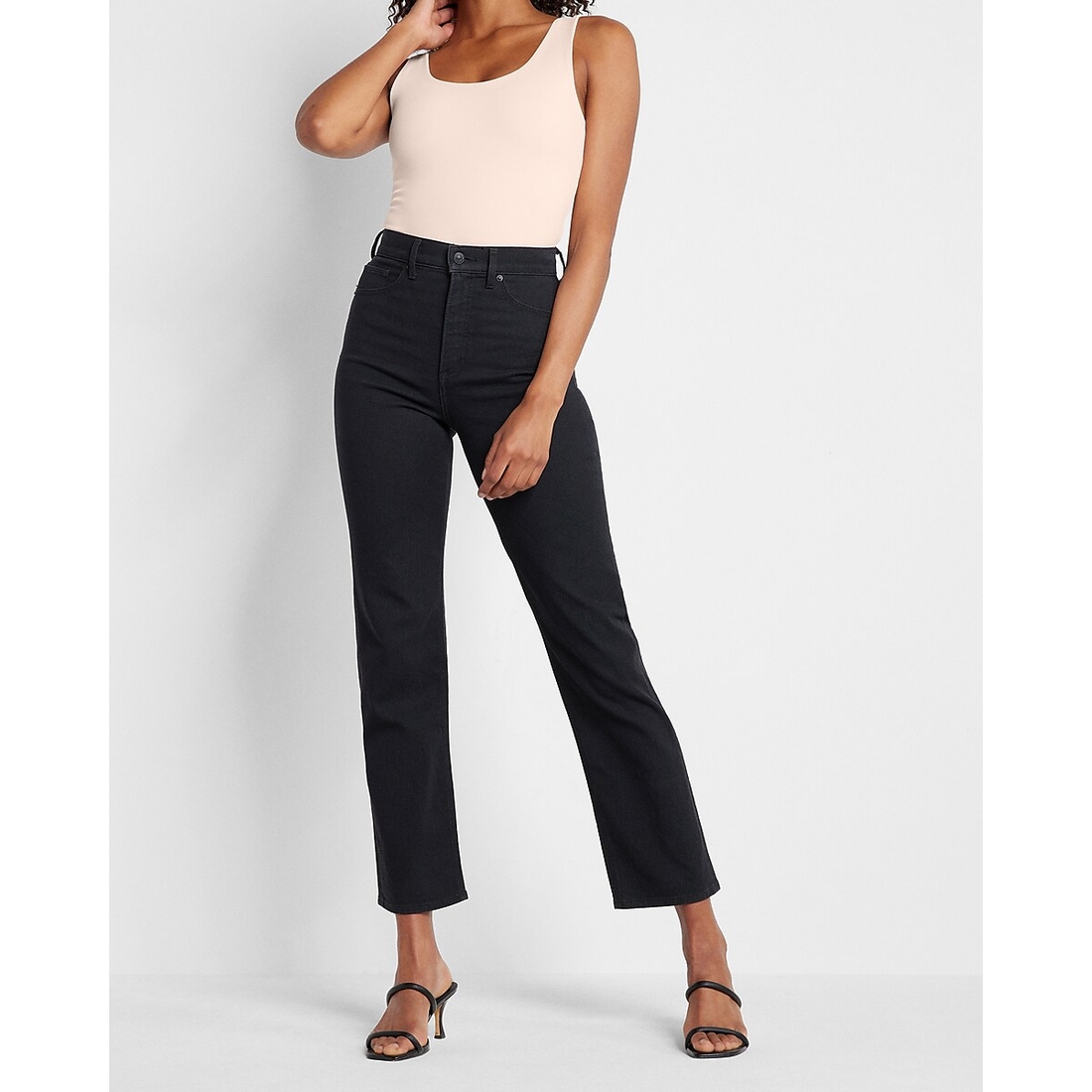 Express Body Contour High Compression Scoop Neck Bodysuit