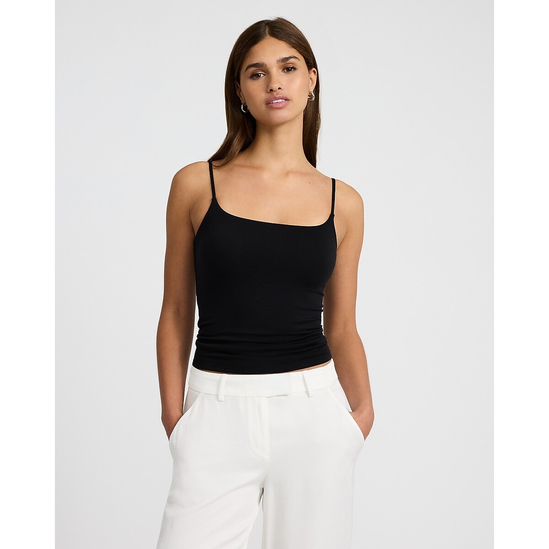 Express The New Modern Length Supersoft Bra Cami With Cups
