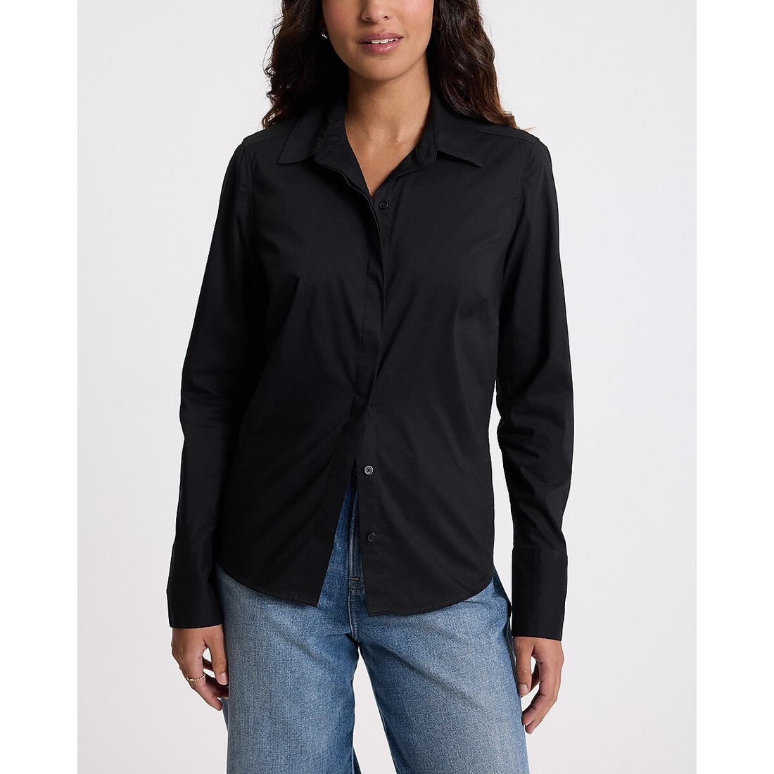 Express Stretch Cotton Poplin Essential Shirt