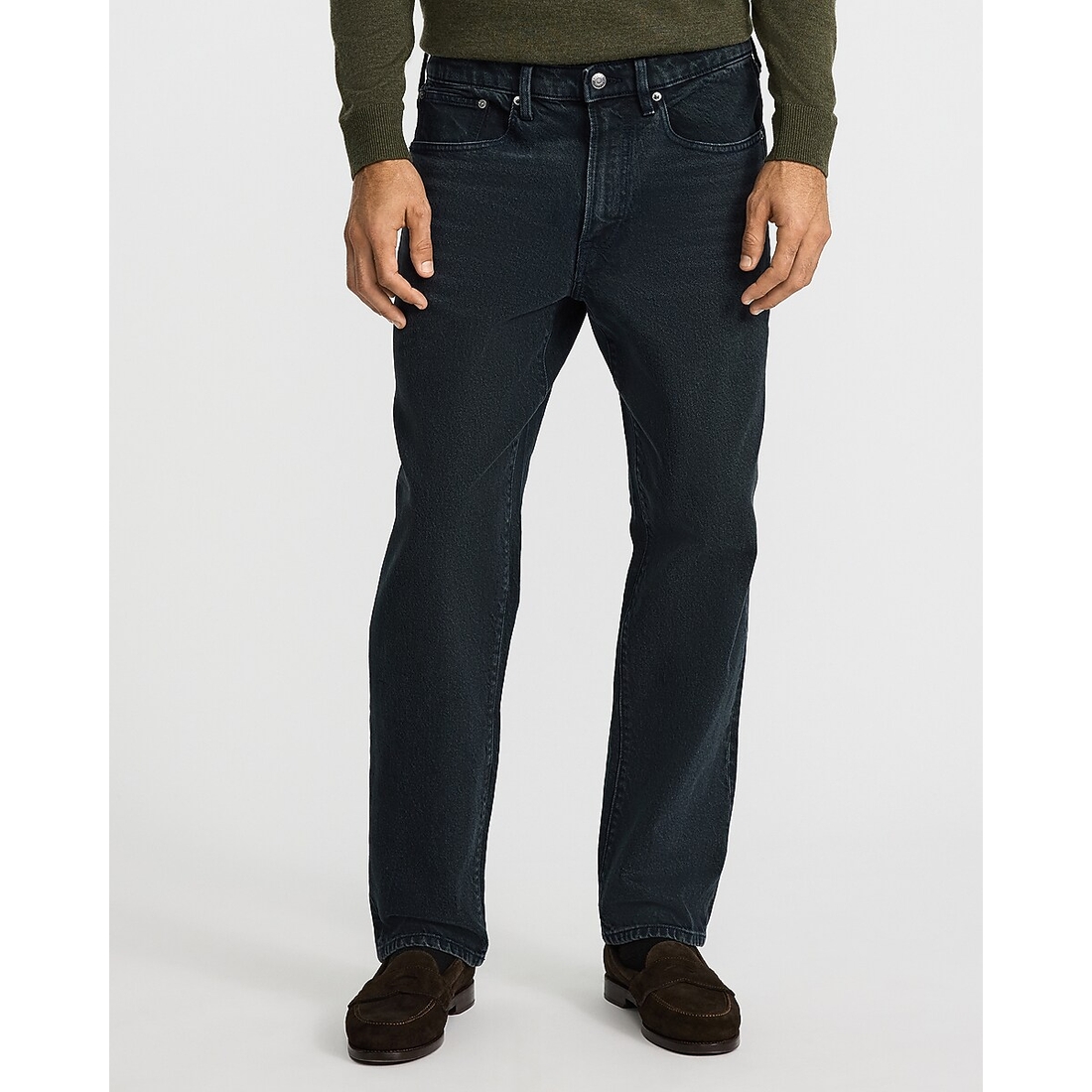 Express Loose Dark Wash Jeans