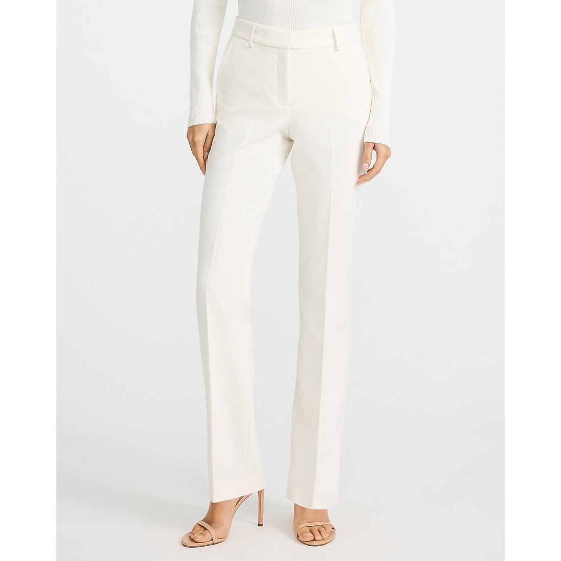 Express Editor Mid Rise Bootcut Pant in Signature Stretch