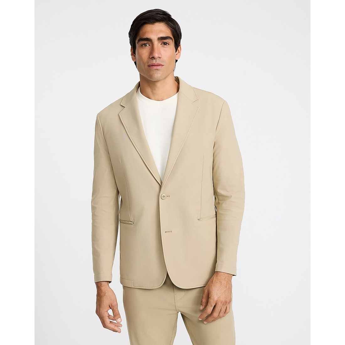 Express Slim Grain Everyday Performance Blazer