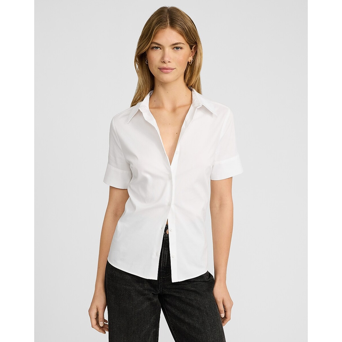 Express Fitted Short Sleeve Shirt
