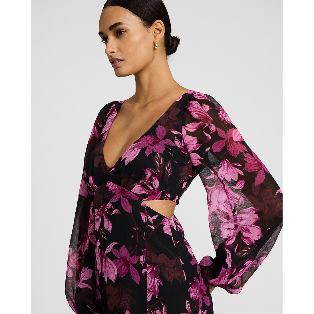 mesh midi dress long sleeve Genece Long Sleeve Rhinestone Mesh Midi Dress – Mew Mews