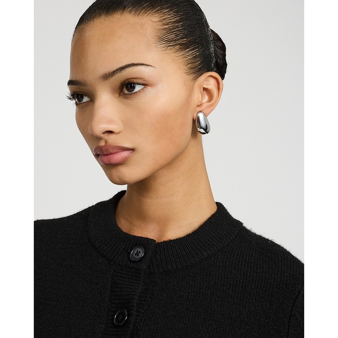 Express Chunky Kidney Drop Earrings
