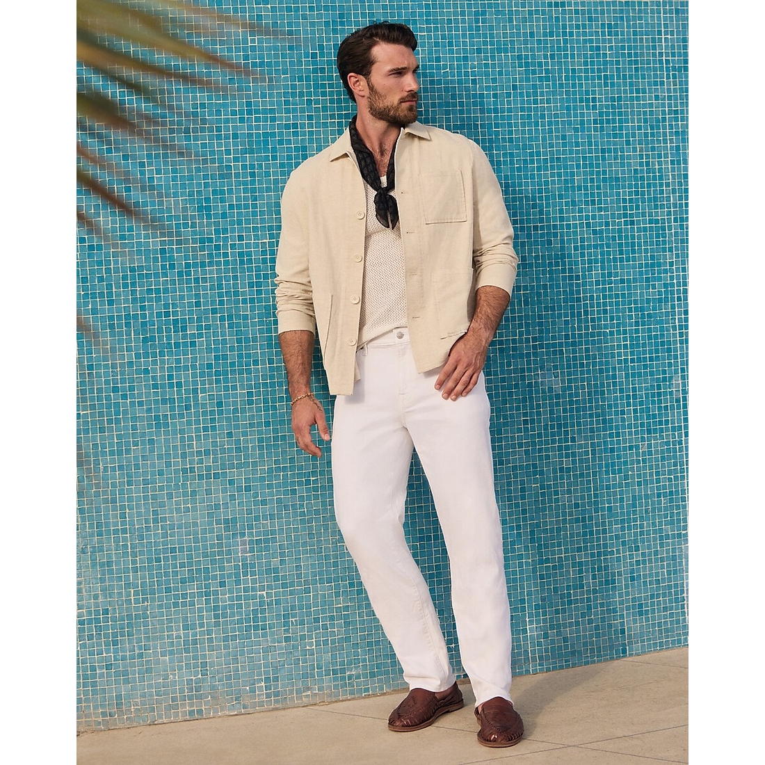 Express Cotton-Linen Chore Shirt Jacket